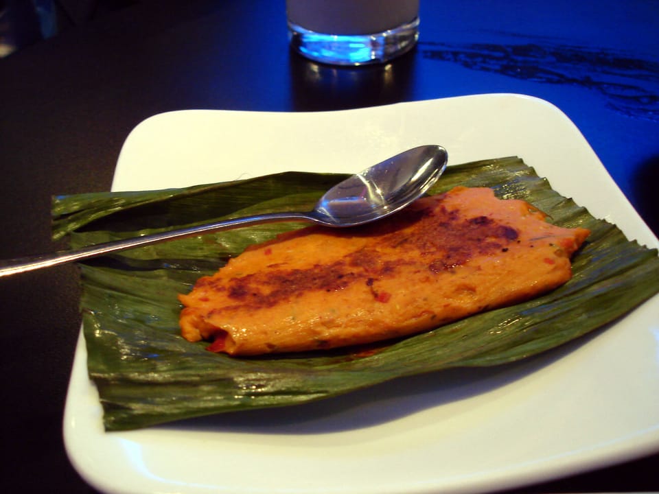Otak-Otak casero, pastel de pescado al vapor